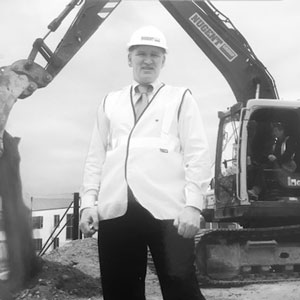 Excavator working at Sheerness docks